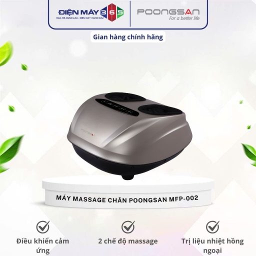 Máy massage chân Poongsan MFP-002 8 may massage chan Poongsan MFP 002 1