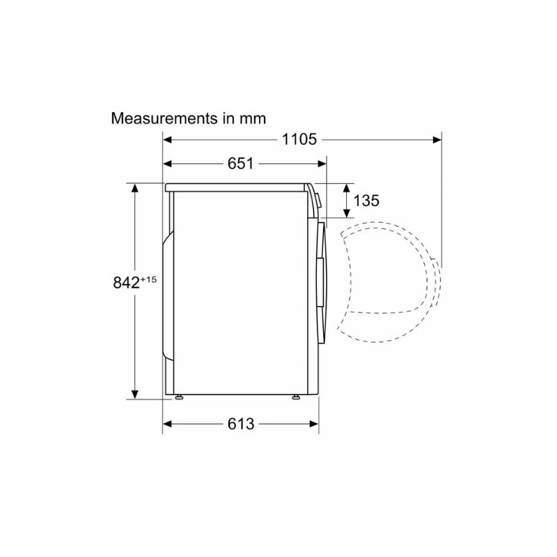 Máy sấy quần áo Bosch WQB245B0SG - Ảnh 5