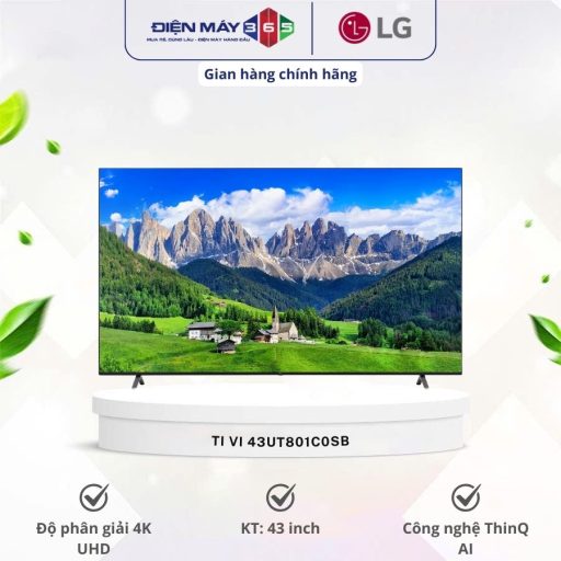 Smart Tivi LG 43UT801C0SB 4K 43 inch 10 43UT801C0SB