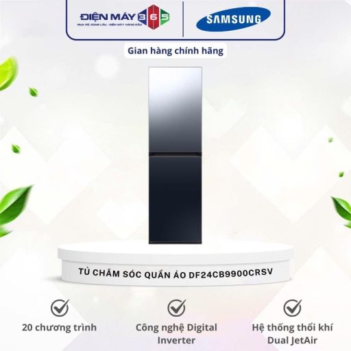 Tủ chăm sóc quần áo thông minh Samsung Bespoke AirDresser 5 móc DF24CB9900CRSV 10 DF24CB9900CRSV