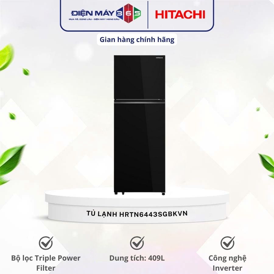 Tủ lạnh Hitachi Inverter 409 lít HRTN6443SGBKVN 3 Tủ lạnh Hitachi Inverter 409 lít HRTN6443SGBKVN