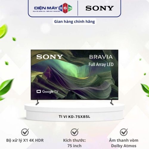 Google Tivi Sony 4K 75 Inch KD-75X85L
