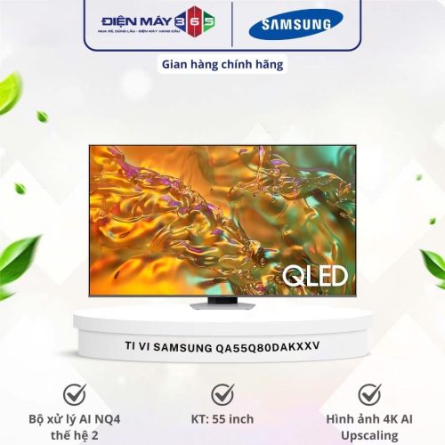 Smart Tivi QLED 4K 55 Inch Samsung QA55Q80DAKXXV