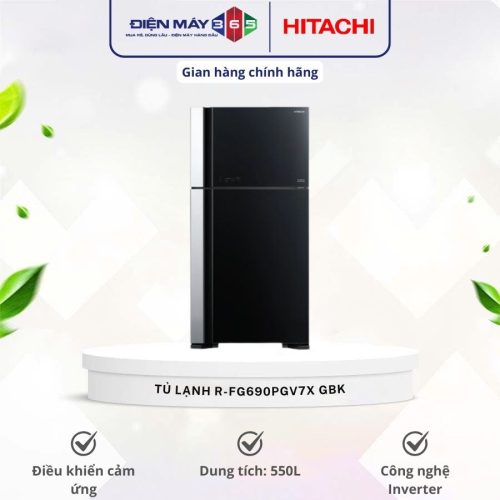 Tủ lạnh Hitachi Inverter 550 lít R-FG690PGV7X GBK