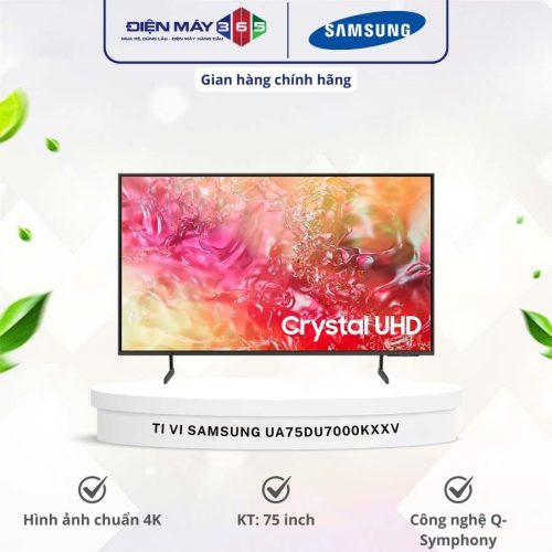 Smart Tivi UHD 4K 75 inch Samsung UA75DU7000KXXV