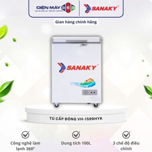 Tủ Đông Sanaky VH1599HYK 100 lít