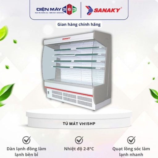 Tủ mát Sanaky VH15HP 8 VH15HP