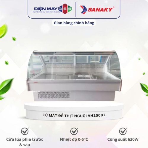 Tủ mát trưng bày Sanaky VH2000T