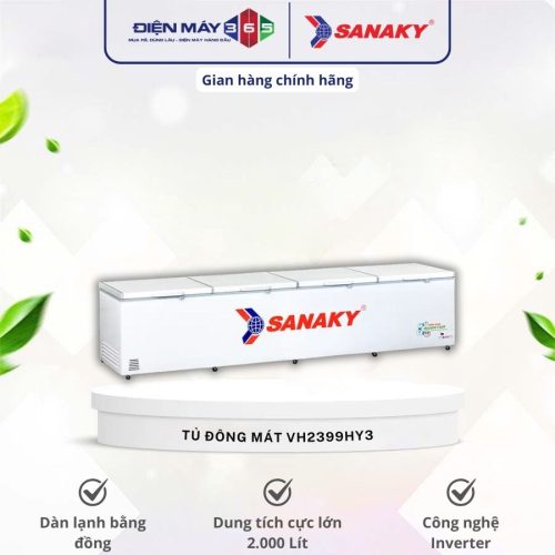 Tủ Đông Sanaky Inverter 2000 Lít VH2399HY3