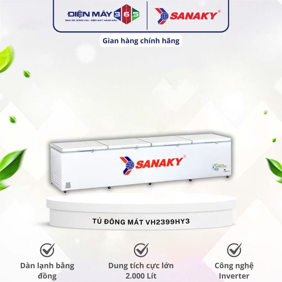 Tủ Đông Sanaky Inverter 2000 Lít VH2399HY3 3 Tủ Đông Sanaky Inverter 2000 Lít VH2399HY3