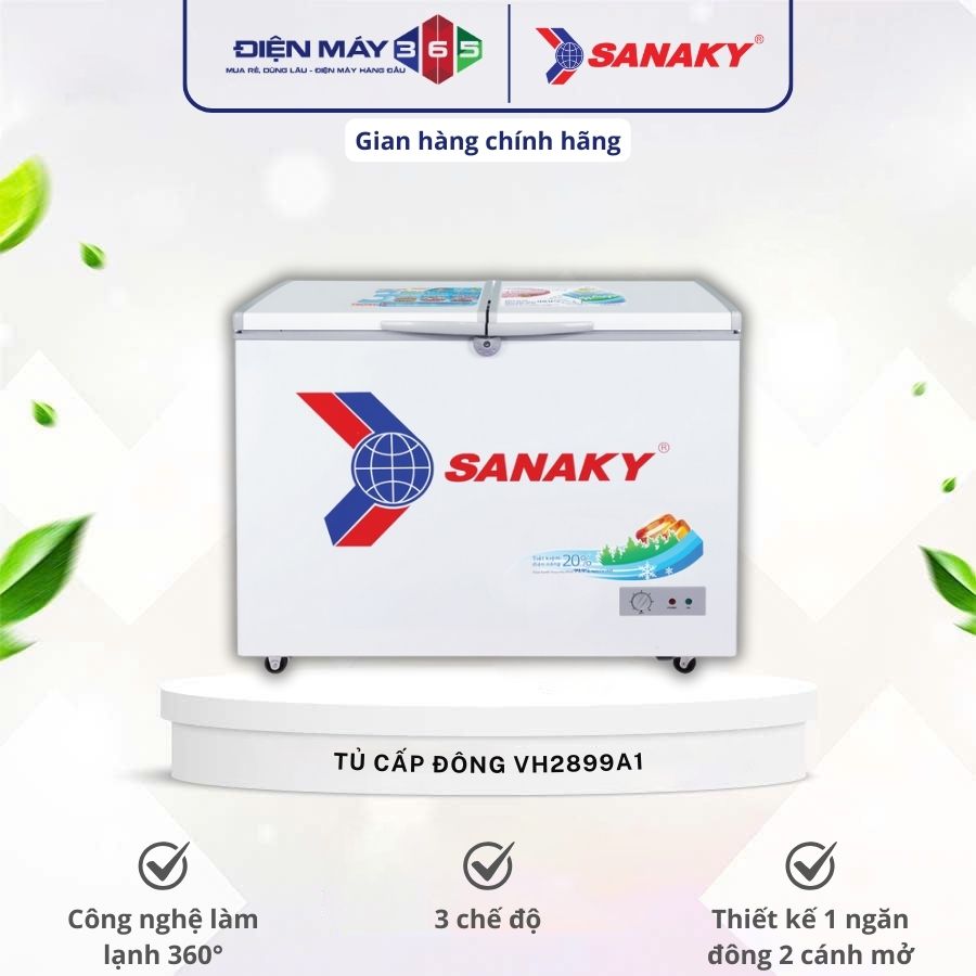 Tủ Đông SANAKY VH2899A1 3 Tủ Đông SANAKY VH2899A1