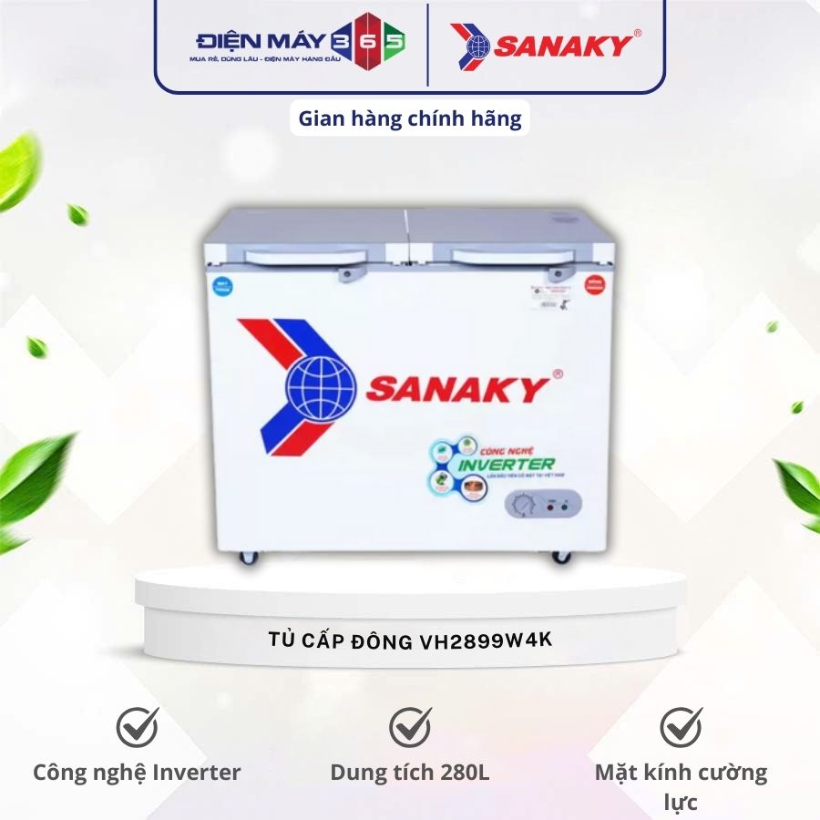 Tủ Đông SANAKY VH2899W4K 3 Tủ Đông SANAKY VH2899W4K