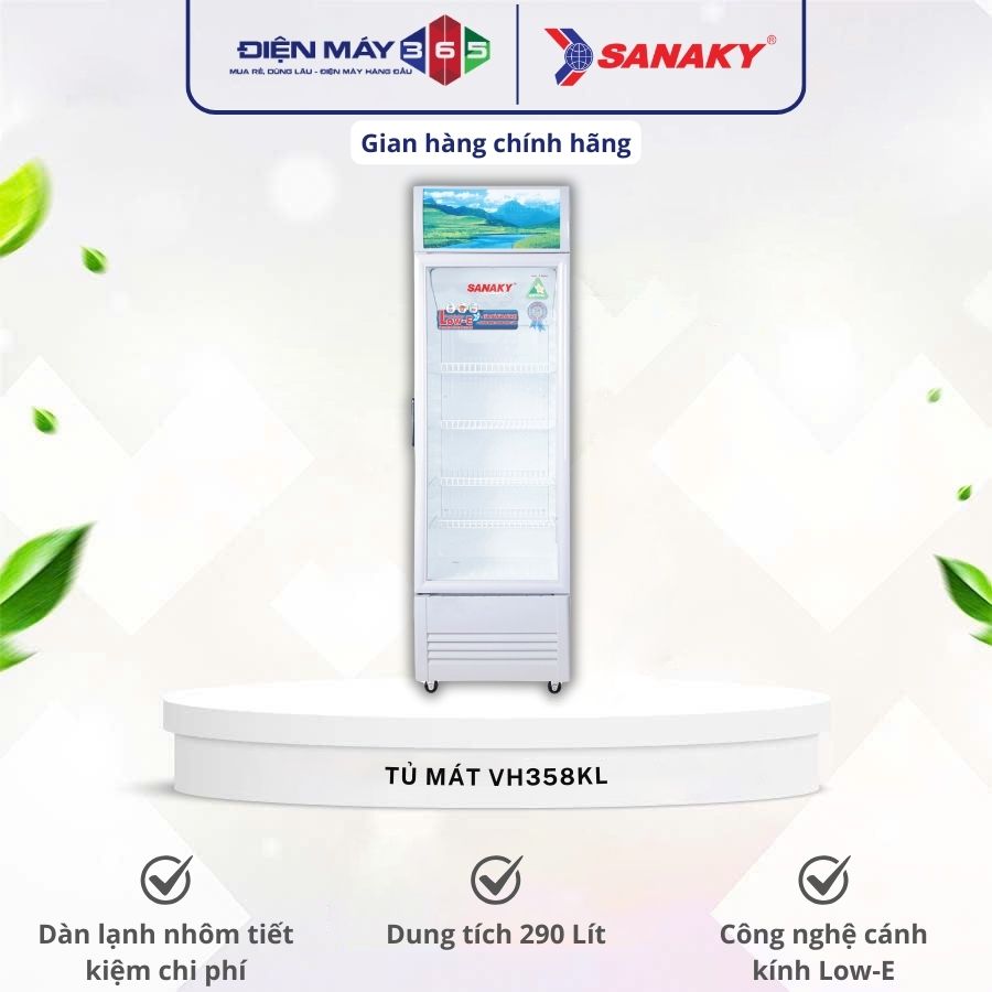 Tủ mát Sanaky 290 lít VH358KL 3 Tủ mát Sanaky 290 lít VH358KL