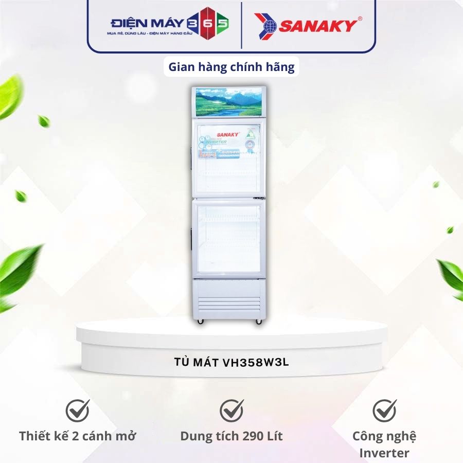 Tủ mát Sanaky VH358W3L 3 Tủ mát Sanaky VH358W3L