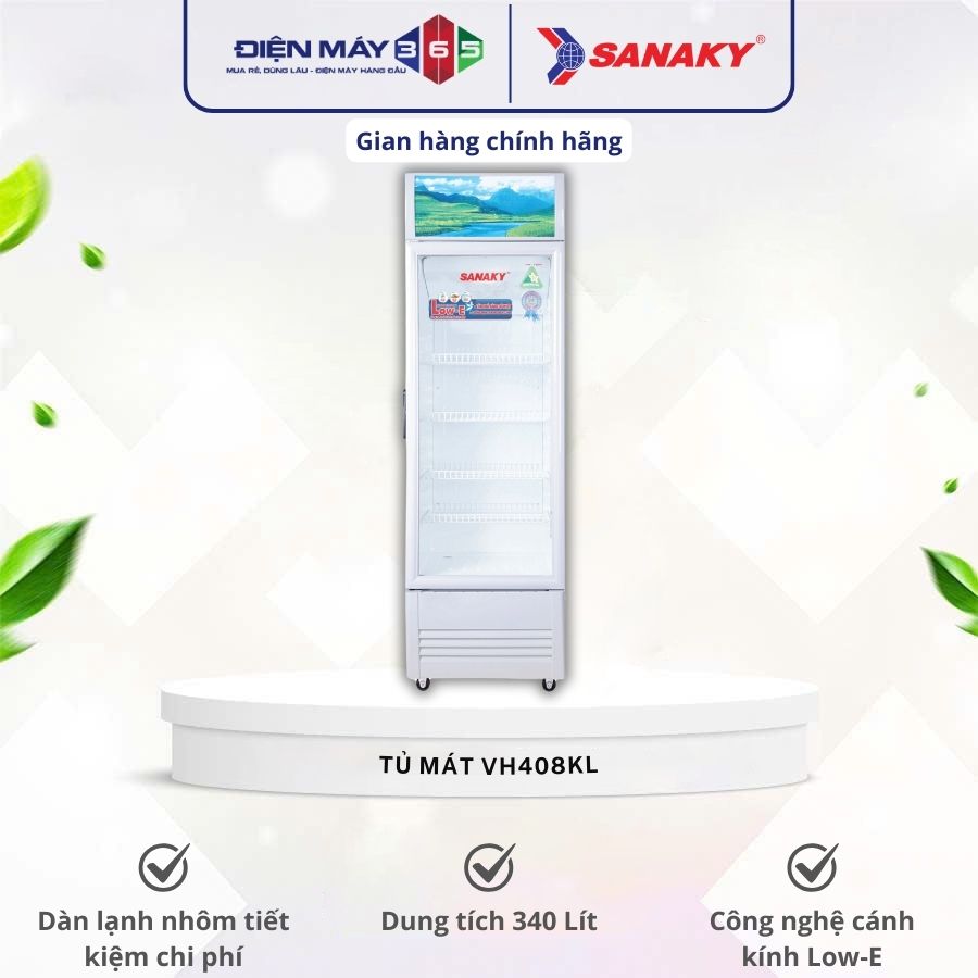Tủ mát Sanaky VH408KL 3 Tủ mát Sanaky VH408KL