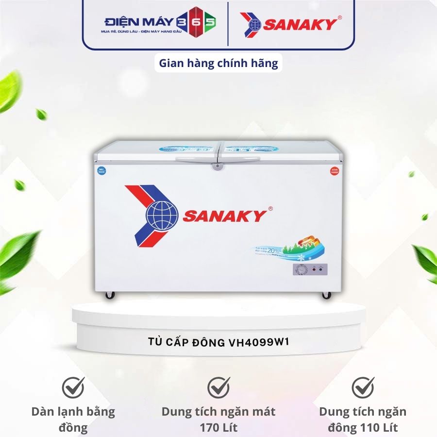 Tủ Đông SANAKY VH4099W1 3 Tủ Đông SANAKY VH4099W1
