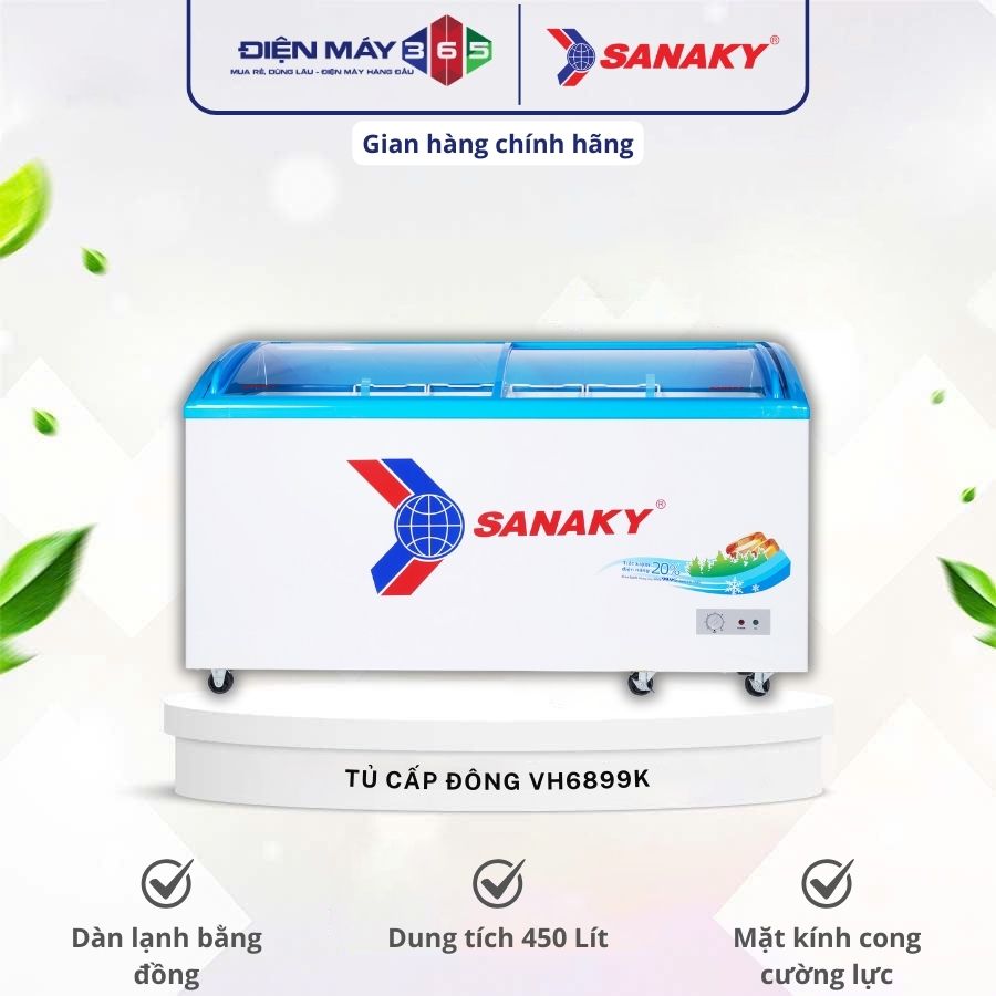 Tủ đông Sanaky 600 lít VH6899K 3 Tủ đông Sanaky 600 lít VH6899K