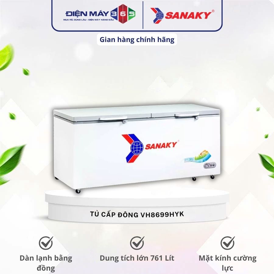 Tủ đông Sanaky VH-8699HYK 3 Tủ đông Sanaky VH-8699HYK