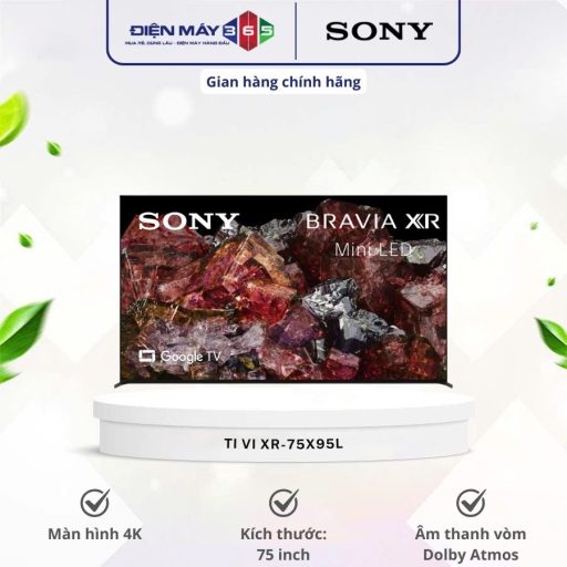 Google Tivi MiniLED Sony 4K 75 inch XR-75X95L 12 XR 75X95L