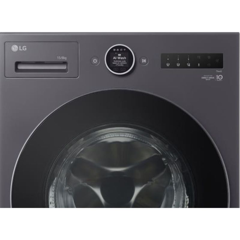 Máy giặt sấy LG Inverter giặt 15 kg - sấy 8 kg F2515RNTG 6 Bảng điều khiển máy giặt sấy LG Inverter giặt 15 kg - sấy 8 kg F2515RNTG