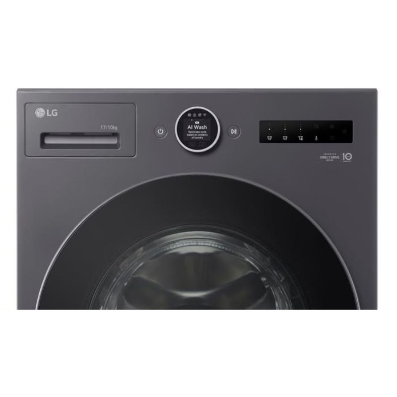 Máy giặt sấy LG Inverter giặt 17 kg - sấy 10 kg F2517RNTG 6 Bảng điều khiển máy giặt sấy LG Inverter giặt 17 kg - sấy 10 kg F2517RNTG