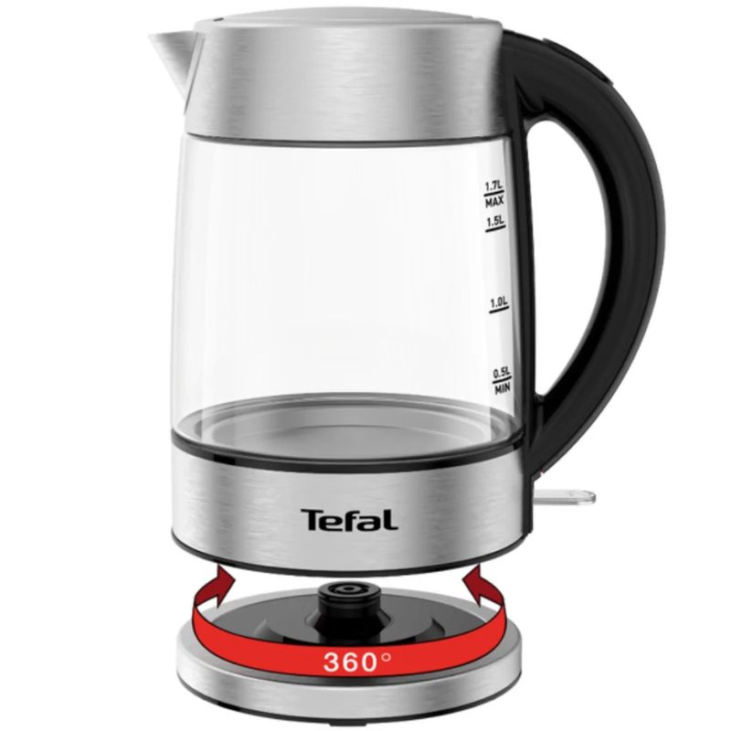 Bình Đun Siêu Tốc Tefal KI772D38 1.7 Lít 3 Đế Bình Đun Siêu Tốc Tefal KI772D38 1.7 Lít