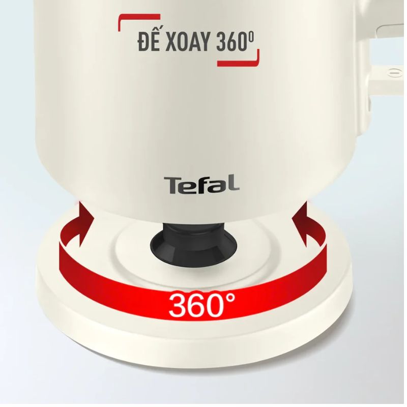Bình Đun Siêu Tốc Tefal KO140AE0 1.5 Lít 4 Đế Bình Đun Siêu Tốc Tefal KO140AE0 1.5 Lít