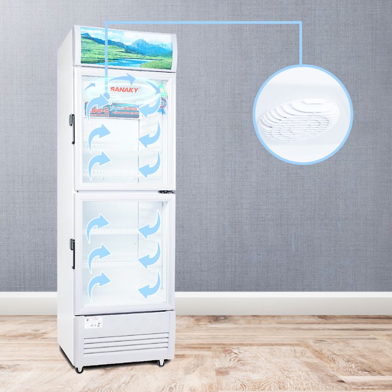 Tủ mát Sanaky VH408WL 4 Hình ảnh tủ mát Sanaky VH408WL