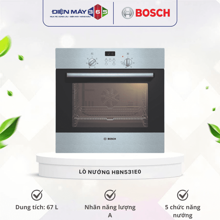 LÒ NƯỚNG BOSCH HBN531E0 3 LÒ NƯỚNG BOSCH HBN531E0