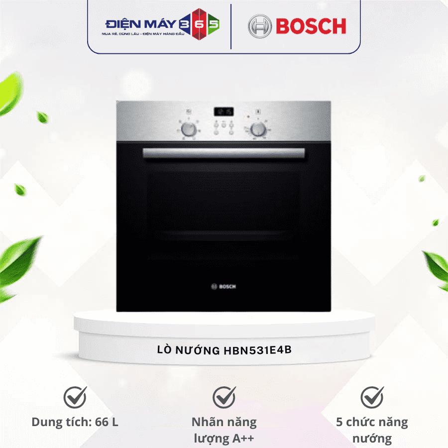 LÒ NƯỚNG BOSCH HBN531E4B 3 LÒ NƯỚNG BOSCH HBN531E4B