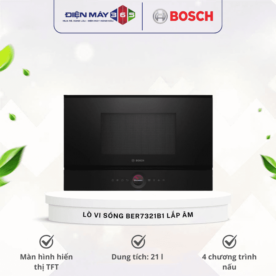 Lò vi sóng Bosch BER7321B1 lắp âm 3 Lò vi sóng Bosch BER7321B1 lắp âm