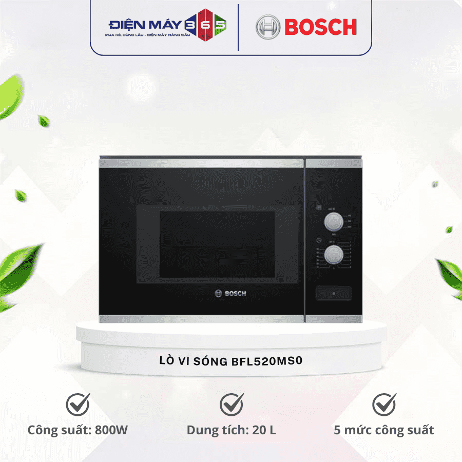 Lò vi sóng Bosch BFL520MS0 3 Lò vi sóng Bosch BFL520MS0