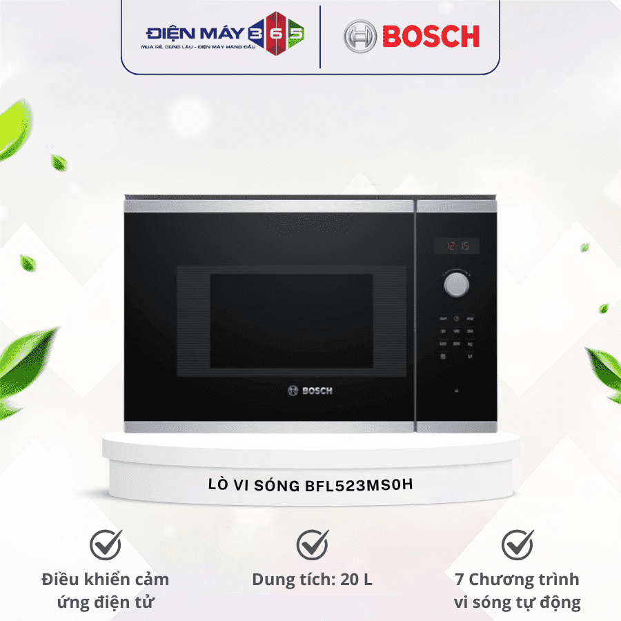 Lò vi sóng Bosch BFL523MS0H 3 Lò vi sóng Bosch BFL523MS0H