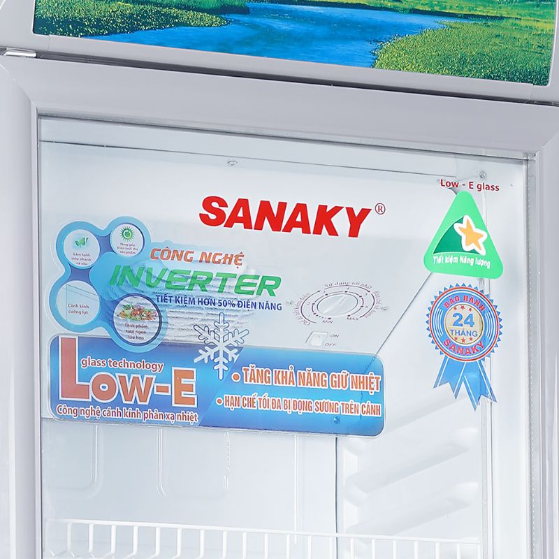 Tủ mát Sanaky Inverter 1 cánh 170 lít VH218K3L 6 Hình Tủ mát Sanaky Inverter 1 cánh 170 lít VH218K3L