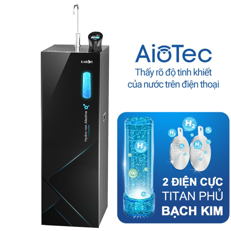 Máy lọc nước Hydro-ion kiềm Karofi KAE-S68 3 Máy lọc nước Hydro-ion kiềm Karofi KAE-S68