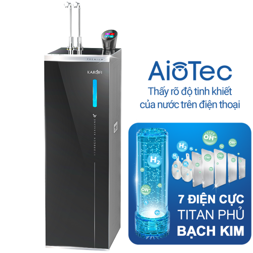 Máy lọc nước nóng lạnh Hydro-ion kiềm Karofi KAE-S88 PROMAX 8 Tính năng Máy nóng lanh Karofi Hydro-ion kiềm KAE-S88 PROMAX