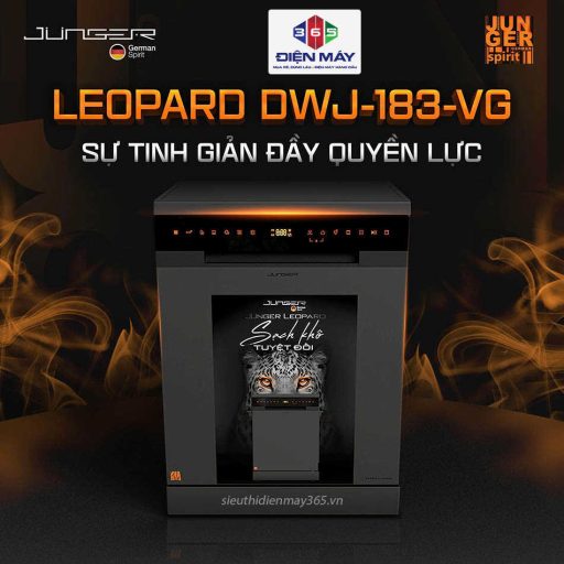 Máy rửa bát Junger LEOPARD-DWJ-183-VG