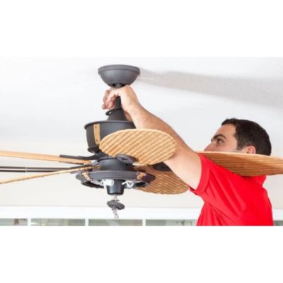 Móc treo Quạt Trần 5 Lắp quạt trần không cần móc treo