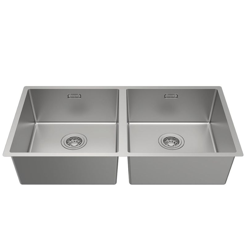 Chậu Rửa Chén Bát Inox HS24-SSN2S-870 Hafele 567.24.437 4 Ảnh Chậu Rửa Chén Bát Inox HS24-SSN2S-870 Hafele 567.24.437