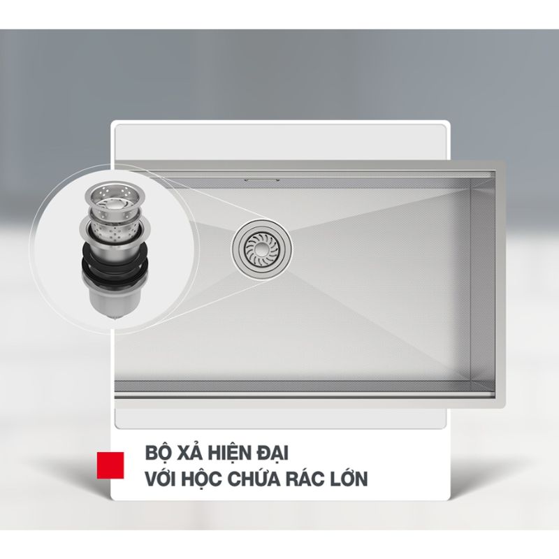 Chậu Rửa Chén Inox HS24-SSN1S-8644 Hafele 567.24.477 5 Ảnh chậu Rửa Chén Inox HS24-SSN1S-8644 Hafele 567.24.477