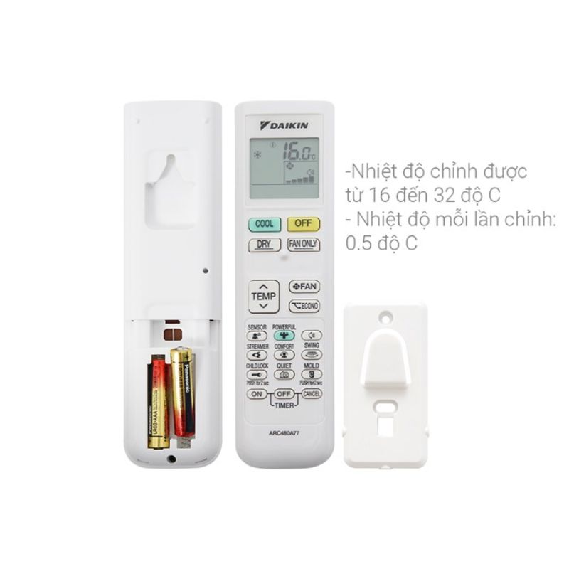 Máy Lạnh Cao Cấp Daikin FTKY35WAVMV 1.5HP Inverter 4 Điều khiển máy Lạnh Cao Cấp Daikin FTKY35WAVMV 1.5HP Inverter