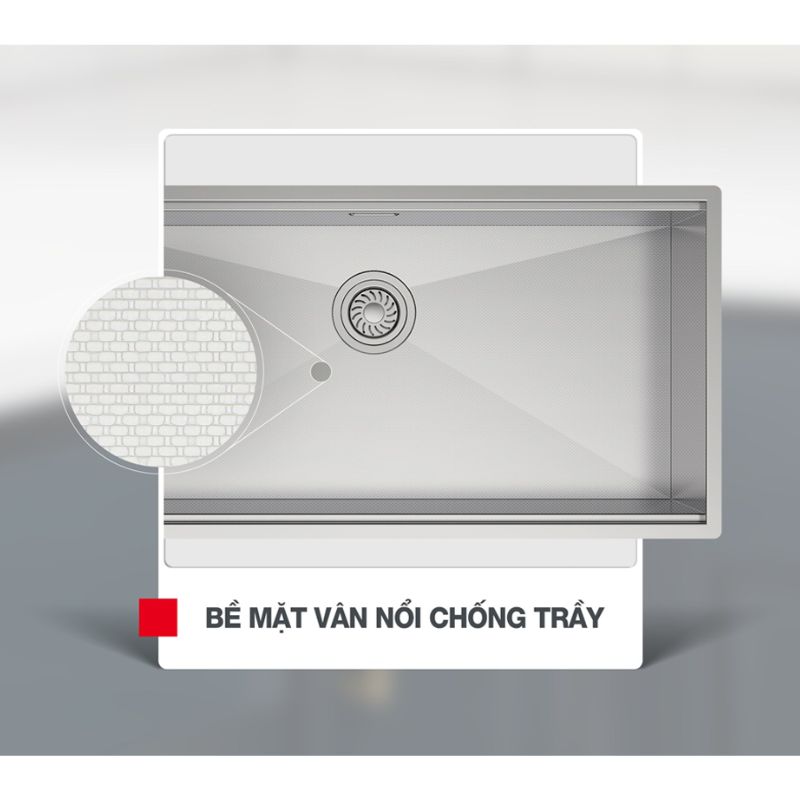 Chậu Rửa Chén Inox HS24-SSN1S-8644 Hafele 567.24.477 4 Hình ảnh chậu Rửa Chén Inox HS24-SSN1S-8644 Hafele 567.24.477