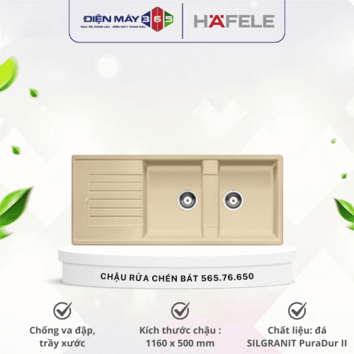 Chậu rửa chén bát Hafele Blancozia 8S 565.76.650