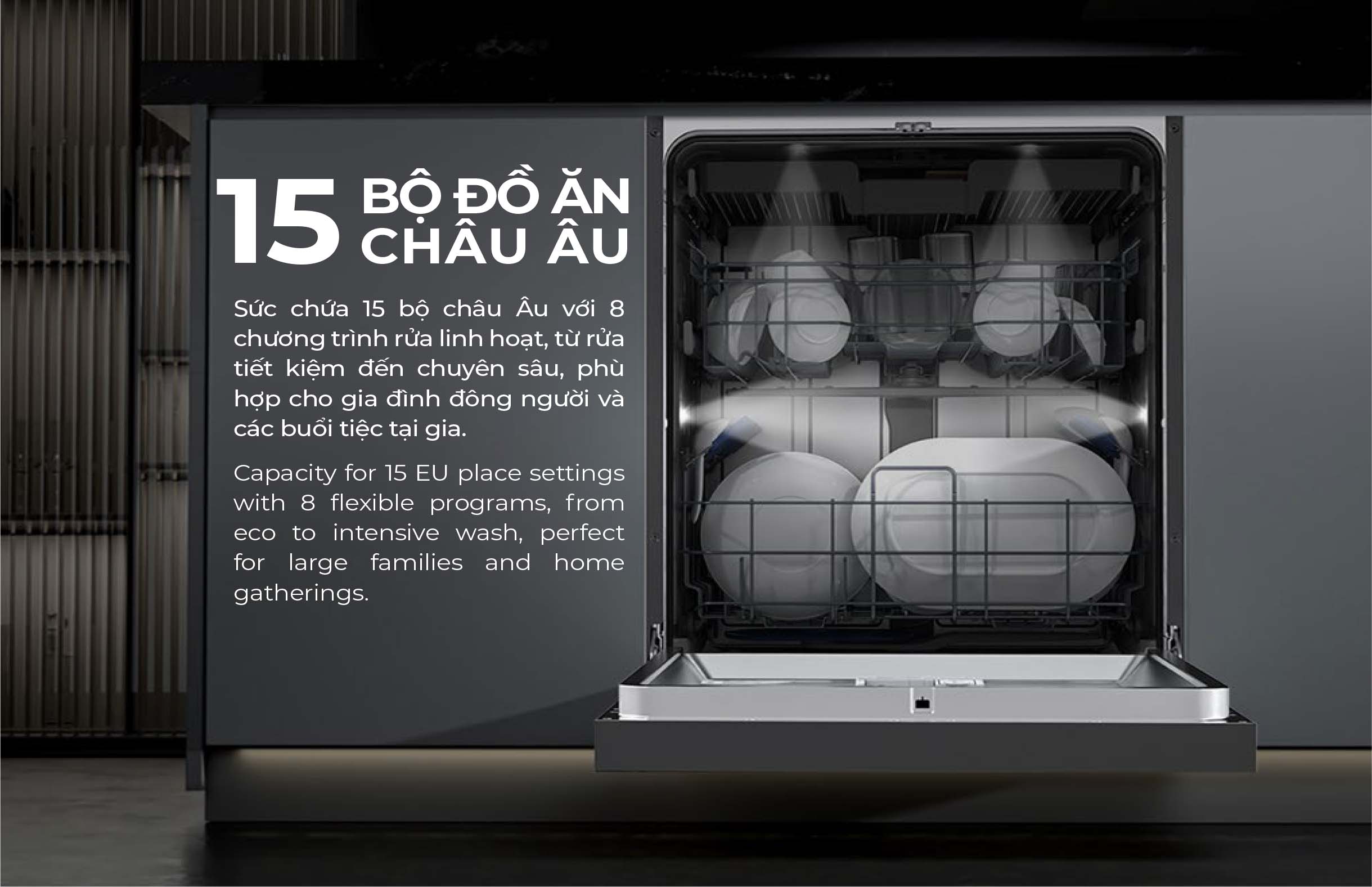 Máy rửa chén Häfele HDW-F6052G 535.29.652 5 Máy rửa chén Häfele HDW-F6052G 535.29.652 - Ảnh 3