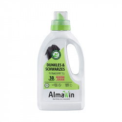 Nước Giặt Vải Đen, Tối Màu Almawin Hữu Cơ Hương Cỏ Roi Ngựa 750ml HMH.8000750