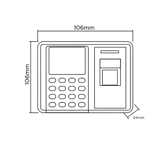 Hệ thống kiểm soát ra vào Hubert Access Control HB AC50 5 Hệ thống kiểm soát ra vào Hubert Access Control HB AC50 - Ảnh 3