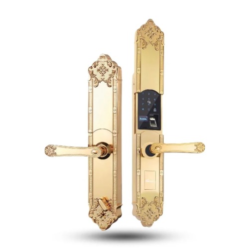 Khóa đại sảnh - biệt thự mạ vàng 24K Demax EL8192 GOLD APP WIFI