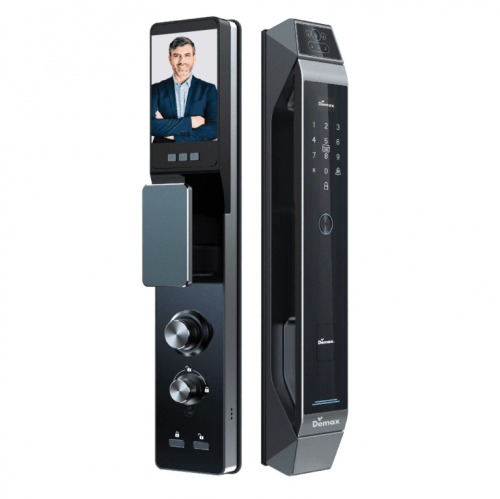 Khóa thông minh nhận diện khuôn mặt Face ID_3D Demax EL968 CNC GREY