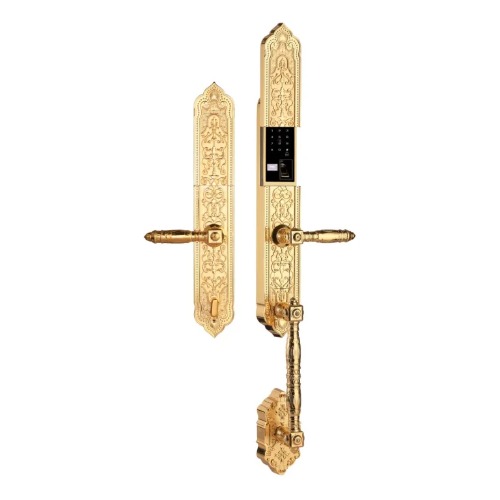 Khóa đại sảnh - biệt thự mạ vàng 24K Demax EL886 GOLD APP WIFI