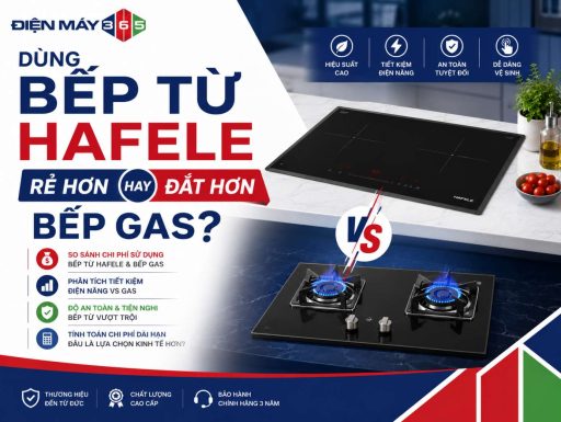 Dung bep tu Hafele re hon hay dat hon bep gas